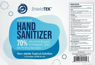 Shieldtek Hand Sanitzier (Shieldtek 1 Gal)